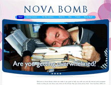 Tablet Screenshot of novabomb.net